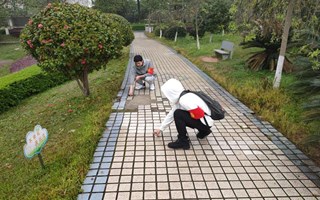 口腔医学系“环保微公益，留住绿水青山”志愿者活动